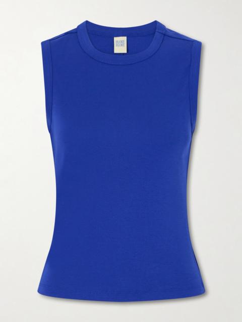 FLORE FLORE Esmé Ribbed Organic Cotton-jersey Tank