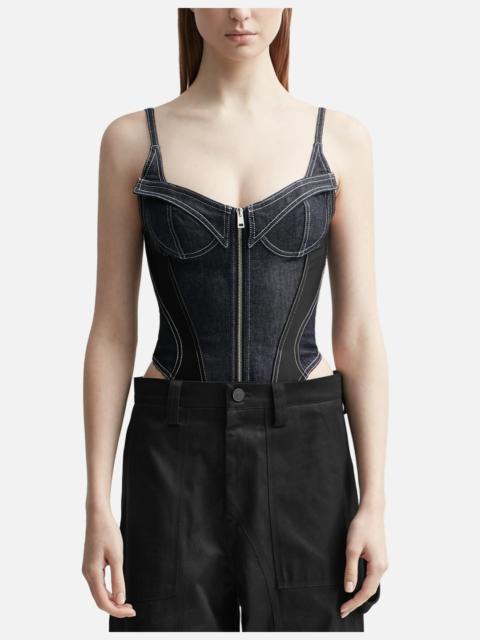 MUGLER CORSET DENIM BODY