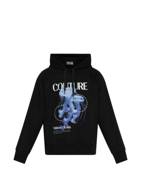 VERSACE JEANS COUTURE graphic-print hoodie