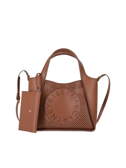 Stella McCartney perforated logo-detail cross body bag