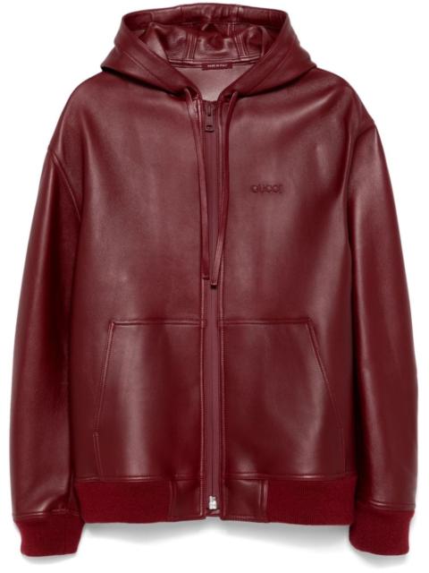 GUCCI logo-embroidered jacket