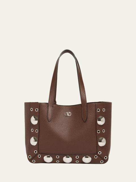 Valentino Nellcote Medium Studded Leather Tote Bag