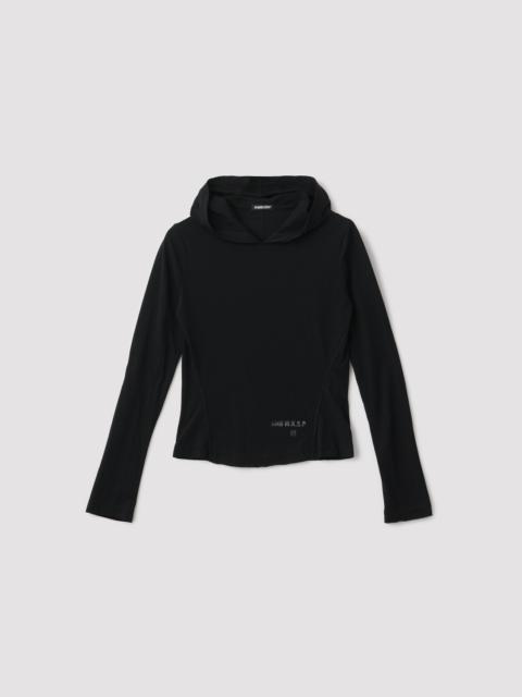 Ambush SHEER FITTED L/S HOODIE TOP