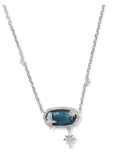 KENDRA SCOTT Elisa Star Silver Short Pendant Necklace