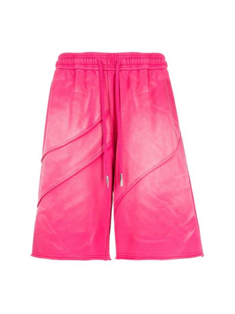 FENG CHEN WANG drawstring cotton shorts