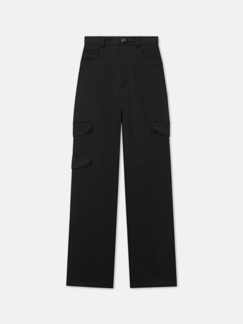 Slip Satin Cargo Pants