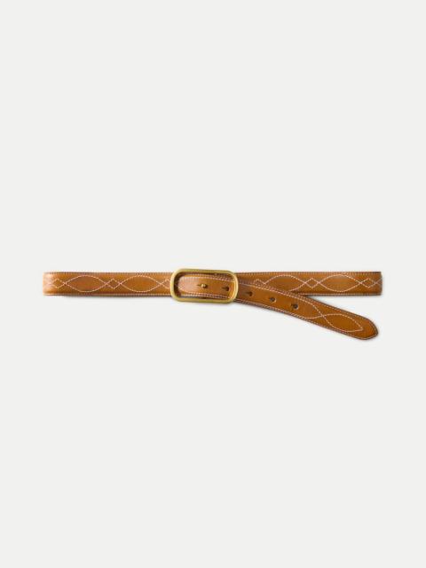 VERONICA BEARD EMBROIDERED LOOP BELT