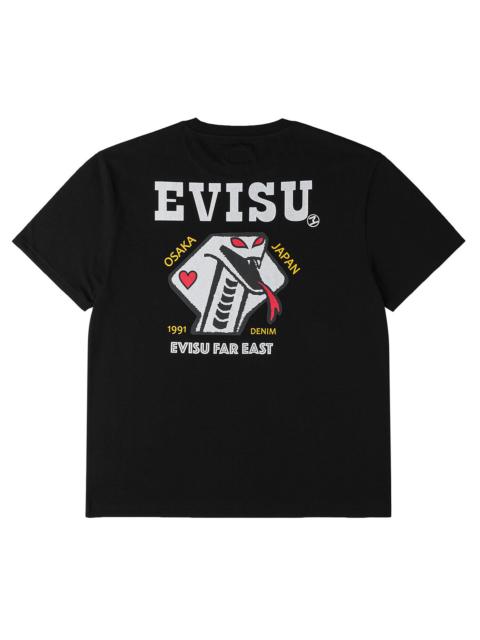 EVISU Snake and Poker T-shirt