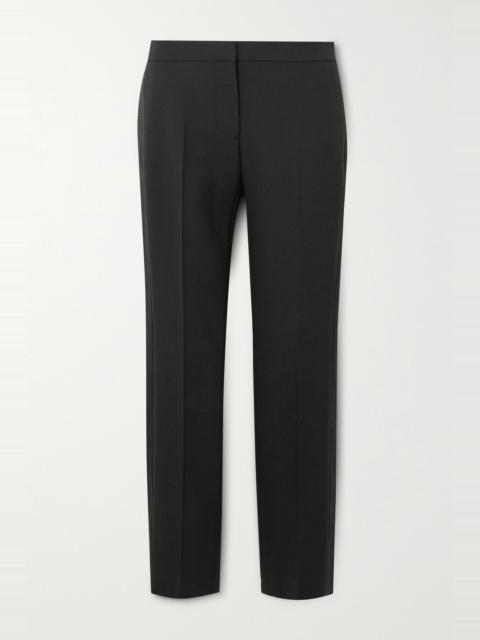 Tuxedo grain de poudre wool-blend tapered pants