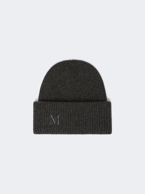 Max Mara RETINA Ribbed cashmere beanie - DARK GREY