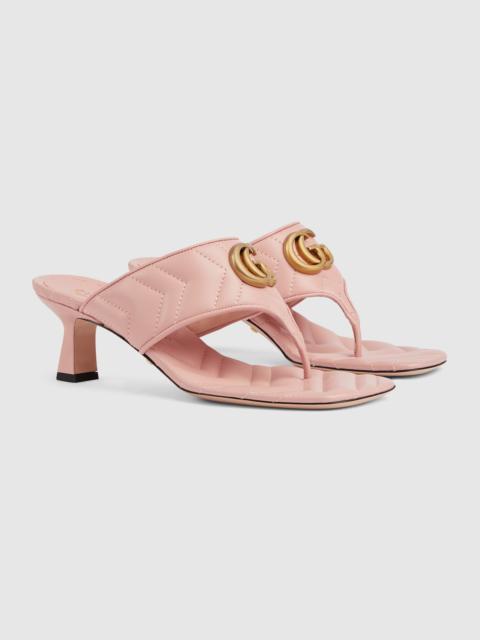 GUCCI Women's Double G thong sandal