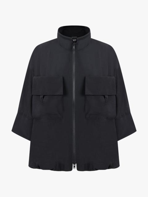 Y-3 SHORT SLEEVE TRACK TOP | BLACK