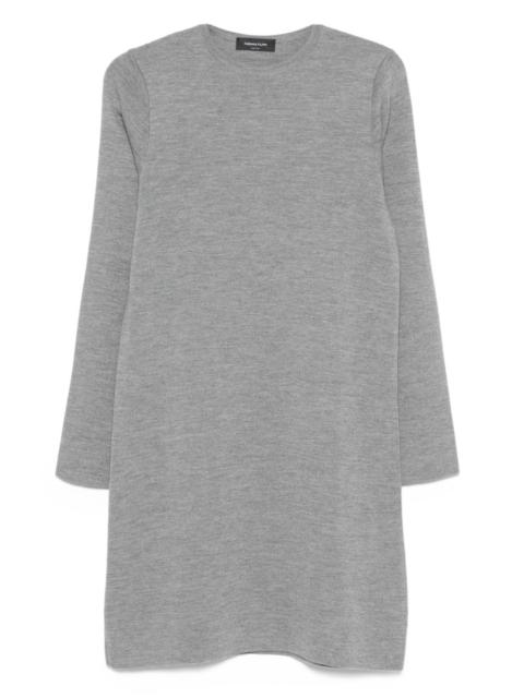 FABIANA FILIPPI crew-neck wool midi dress