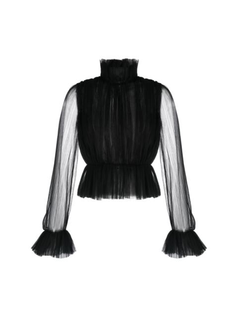 The Ula tulle blouse