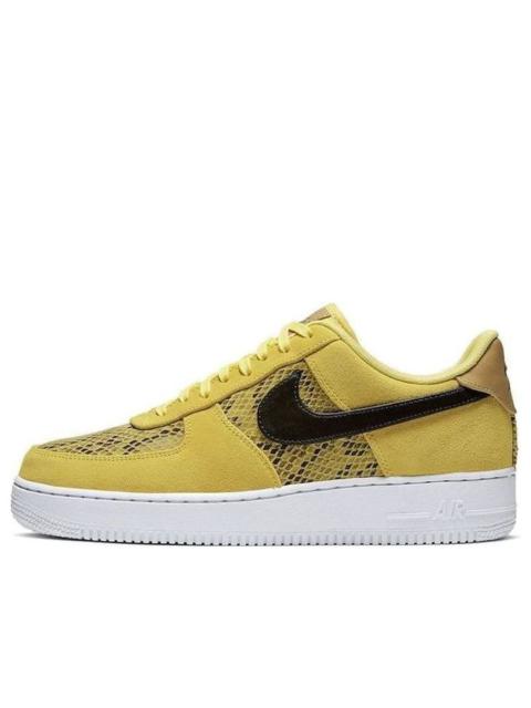 Nike 나이키 공기 힘 1 낮은 '황색 Snakeskin' BQ4424-700