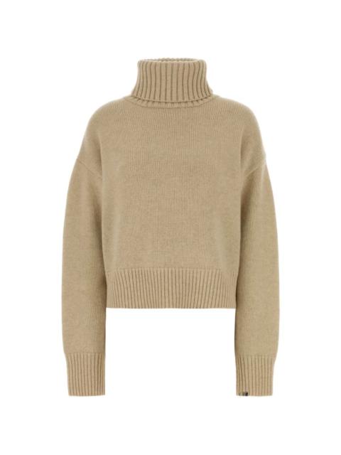 extreme cashmere roll-neck cashmere sweater