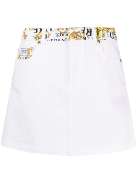 VERSACE JEANS COUTURE Logo Couture mini skirt