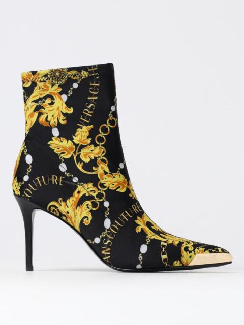 VERSACE JEANS COUTURE Flat ankle boots woman Versace Jeans Couture