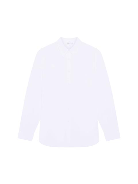 PANGAIA Womens Cotton Poplin Overshirt - Off-White