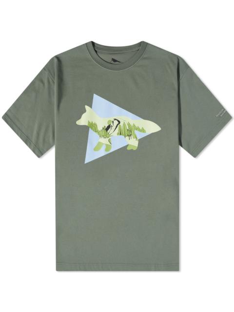 and Wander and wander x Maison Kitsuné Triangle T-Shirt