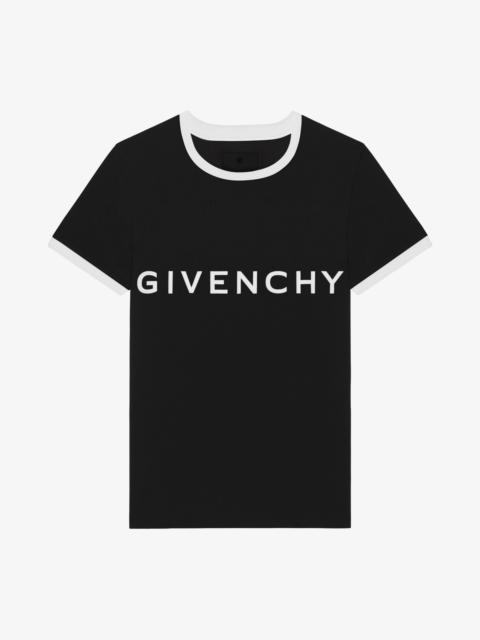 Givenchy GIVENCHY SLIM FIT T-SHIRT IN COTTON