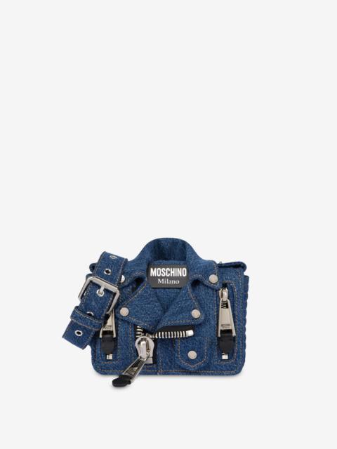 Moschino DENIM MOSCHINO BIKER BAG