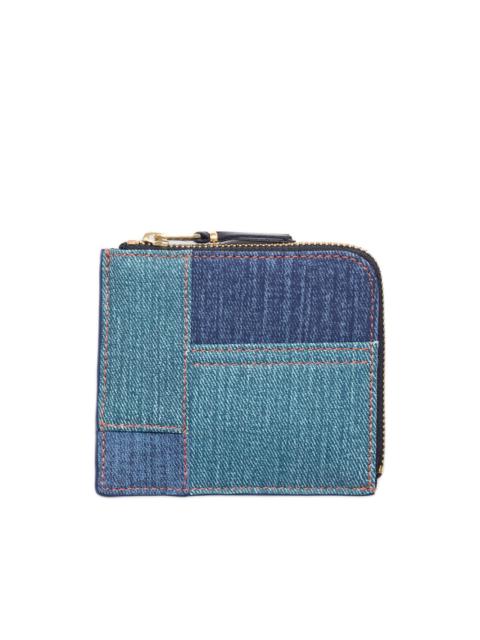Comme Des Garçons denim-print wallet