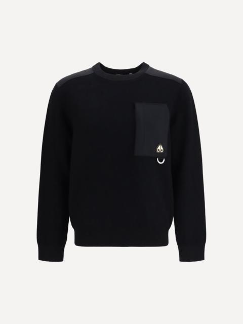 MOOSE KNUCKLES Gold Series Elowan crewneck Sweater