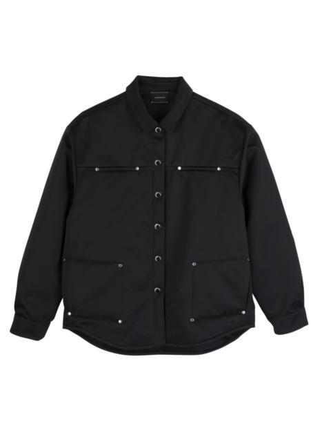 Longchamp Shirt Black - Techno satin