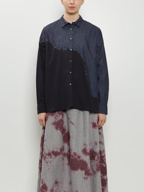 SUZUSAN Pima Cotton Denim Shirt