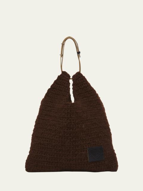 Plan C Shopper Wool Tote Bag