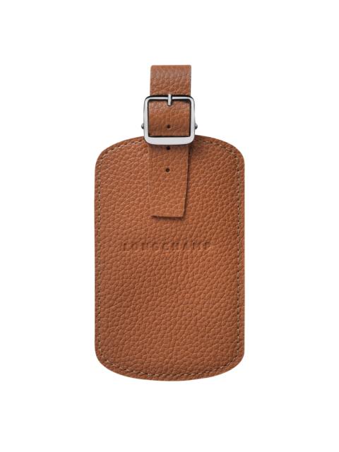 Le Foulonné Luggage tag Caramel - Leather