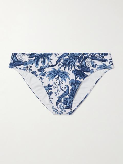 STAUD Corsage Printed Recycled Bikini Briefs