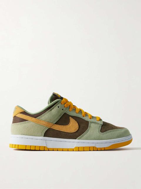 Nike Dunk Low NBHD mesh-trimmed suede sneakers