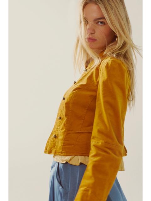 FREE PEOPLE Cloud Nine Ruffle Band Jacket