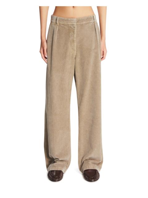 The Row Green Adler Cotton Trousers