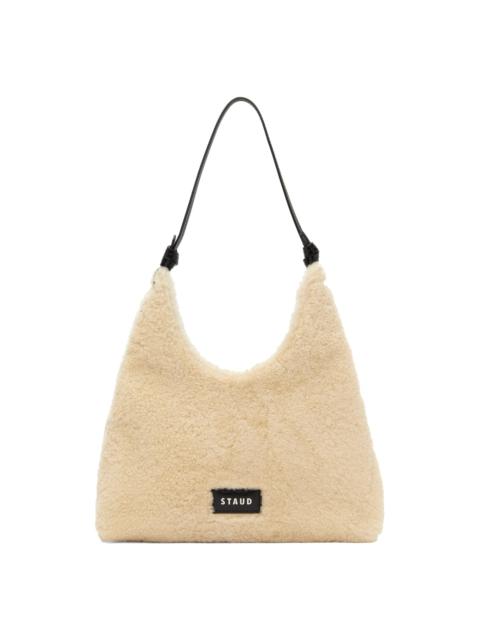 STAUD Beige Winona Shoulder Bag