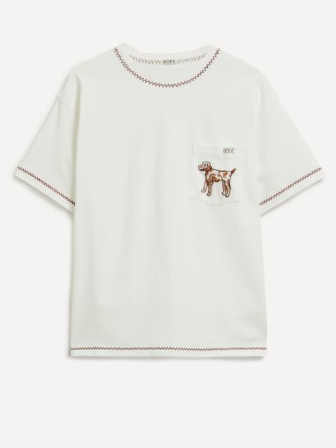 BODE Griffon Embroidered Pocket T-Shirt