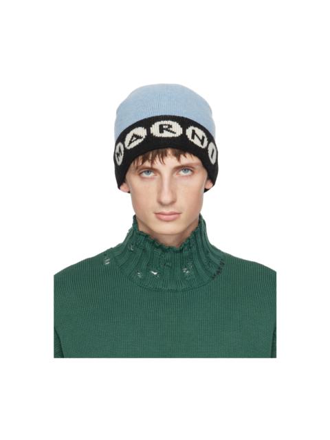 Blue Dots Beanie