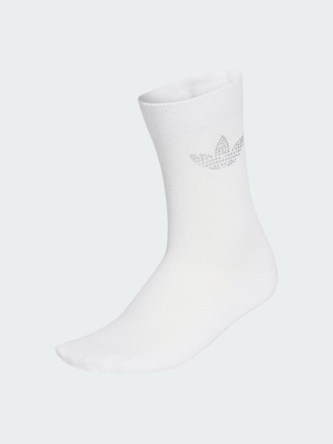 adidas SPARKLE TREFOIL CREW SOCKS 1 PAIR