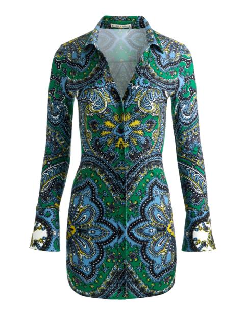 Alice + Olivia FREYA BUTTON DOWN DRESS