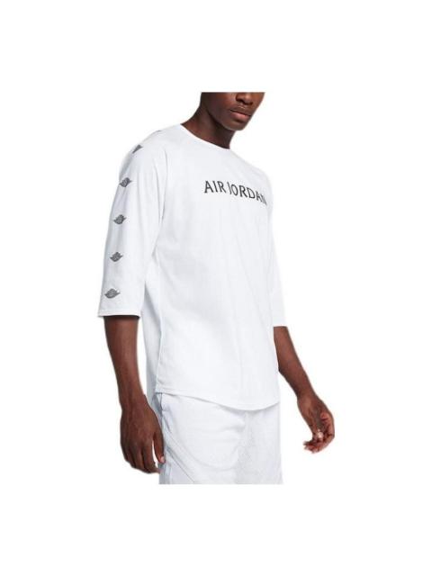 Jordan Air Jordan Sportswear Wings 3/4 Sleeve T-Shirt 'White' AA1912-100