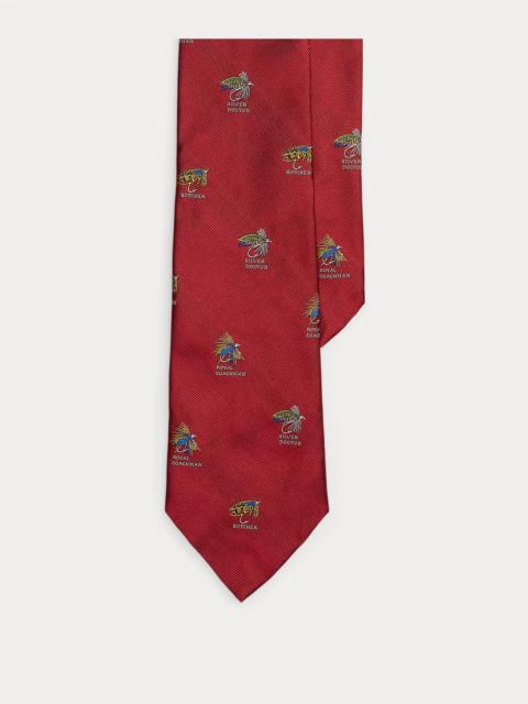 Polo Ralph Lauren Fishing-Lure Silk Repp Tie