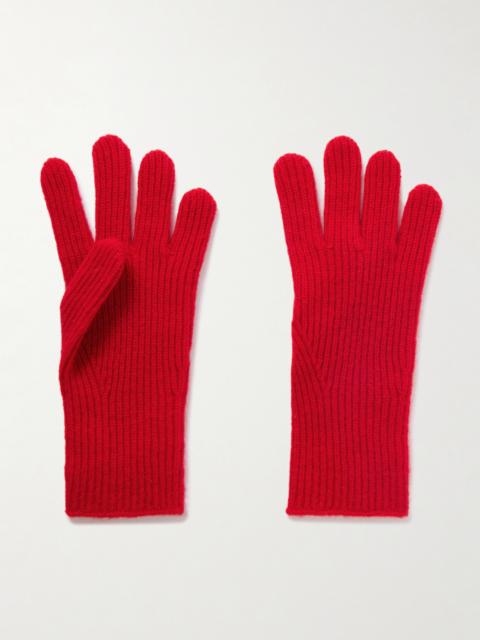 TOTEME Ribbed Cashmere Gloves