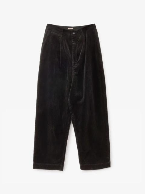 Kapital KAPITAL 7W Corduroy High Waisted NIME Pants 'Black'