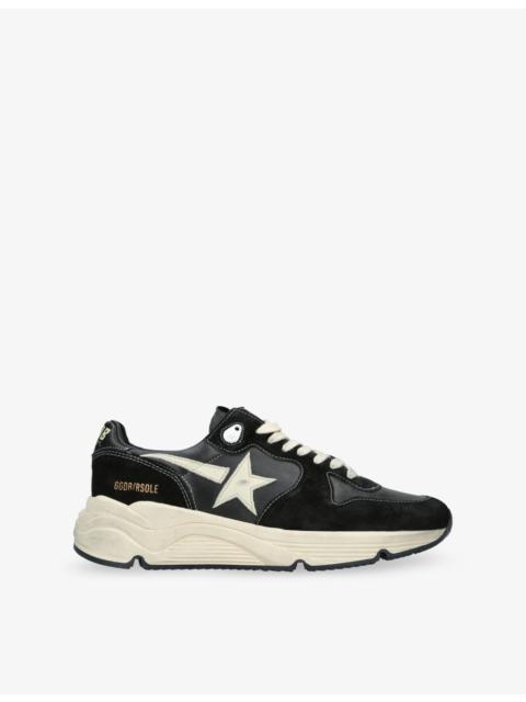 Golden Goose Running Sole Leather Low-Top Trainers