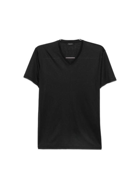 GUCCI Silk v-necked t-shirt