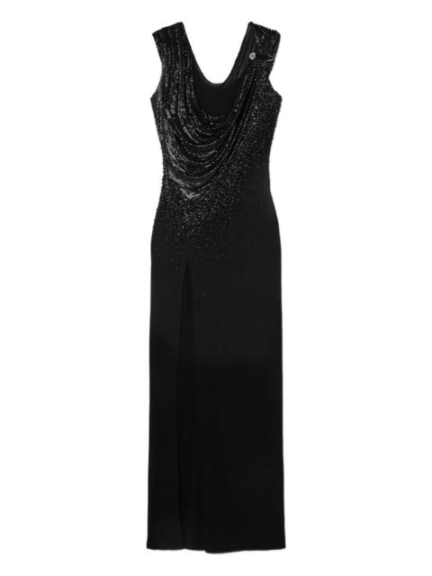 VERSACE sequin-embellished dress