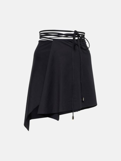 THE ATTICO Wrap miniskirt