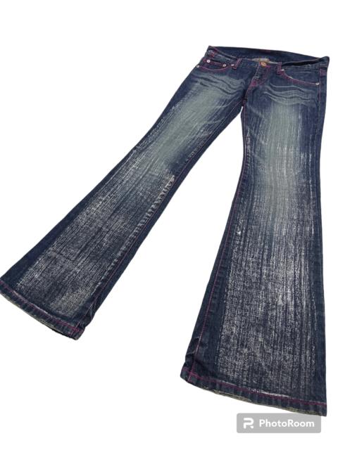 Hysteric Glamour Blue Moon Blue Low Rise Flare Jeans